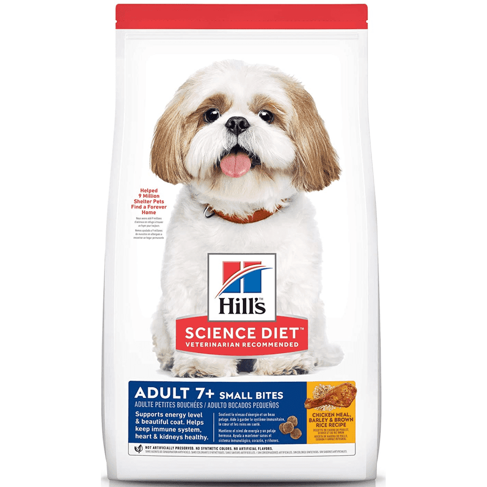 Hills Science Diet Chicken Meal & Barley Rice Recipe Small Bites Adult 7+ Dog Dry Food