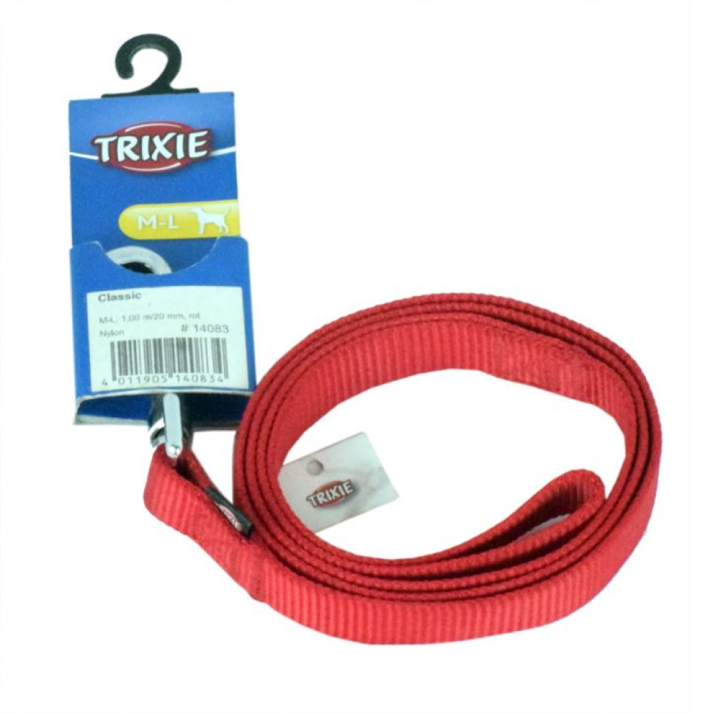 Trixie Classic Lead Fully Adjustable Leash for Dogs (Red)