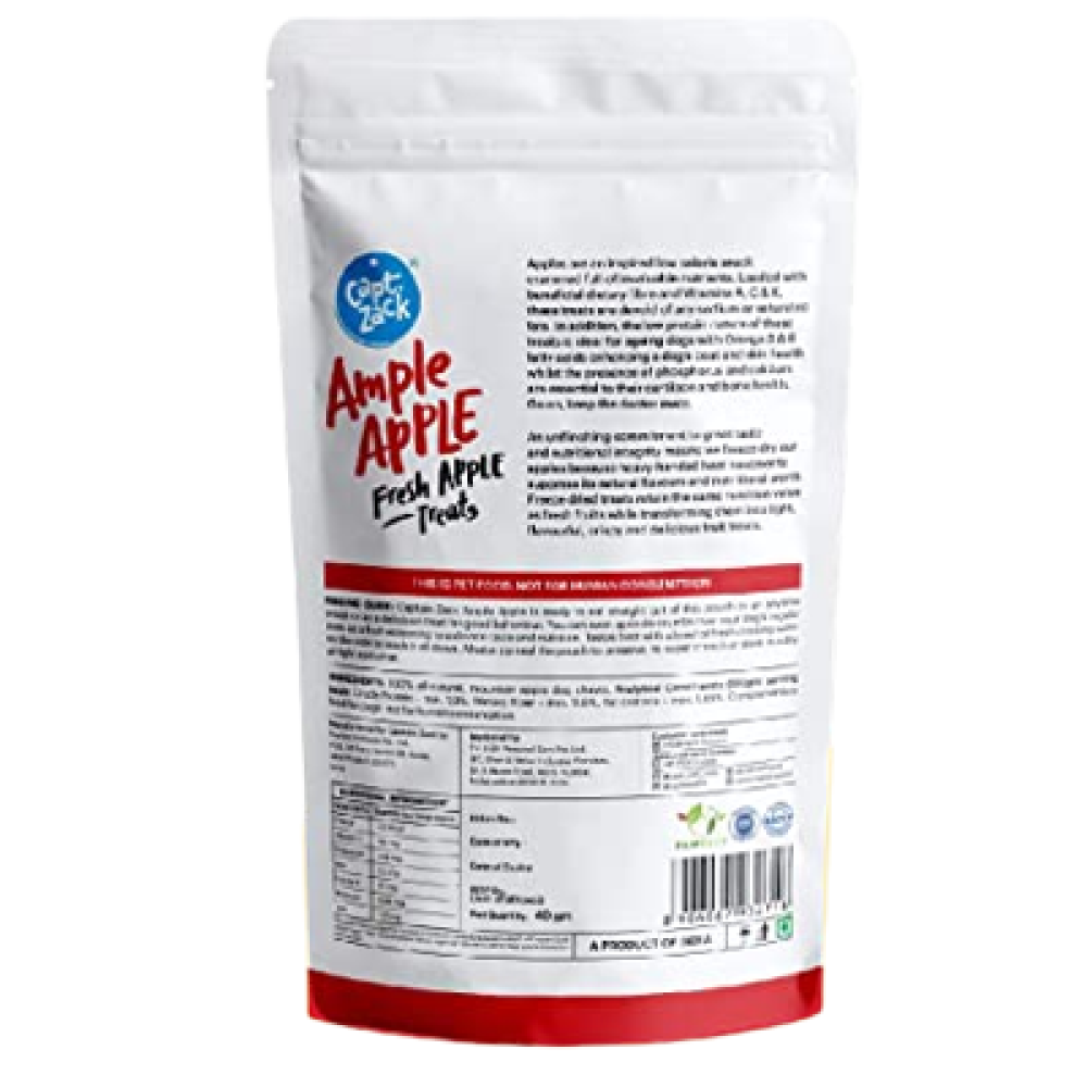 Captain Zack Ample Apple Fresh Apple Dog Treats