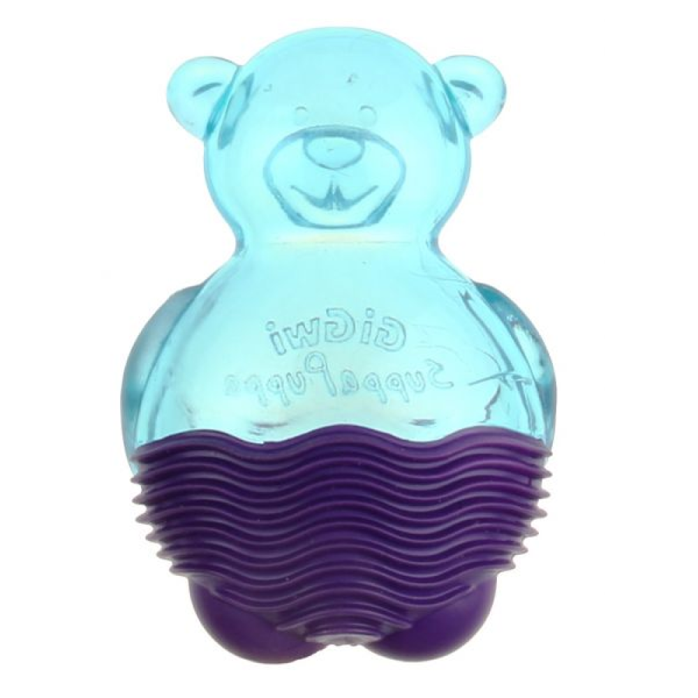 GiGwi Suppa Puppa Bear Toy for Dogs (Blue/Purple)