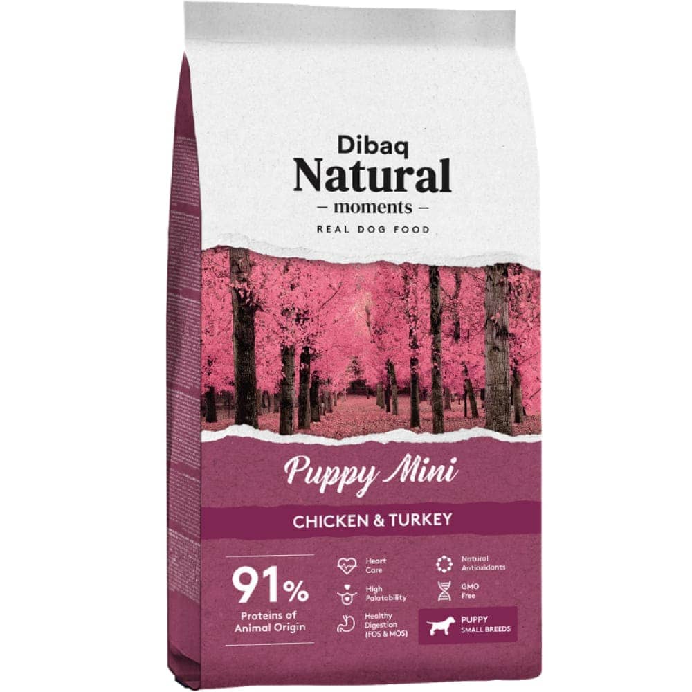 Dibaq Natural Moments Chicken & Turkey Mini Puppy Dry Food