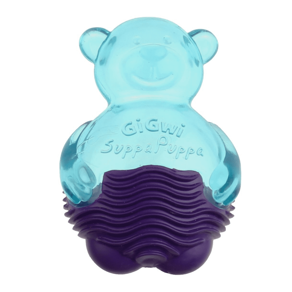 GiGwi Suppa Puppa Bear Toy for Dogs (Blue/Purple)