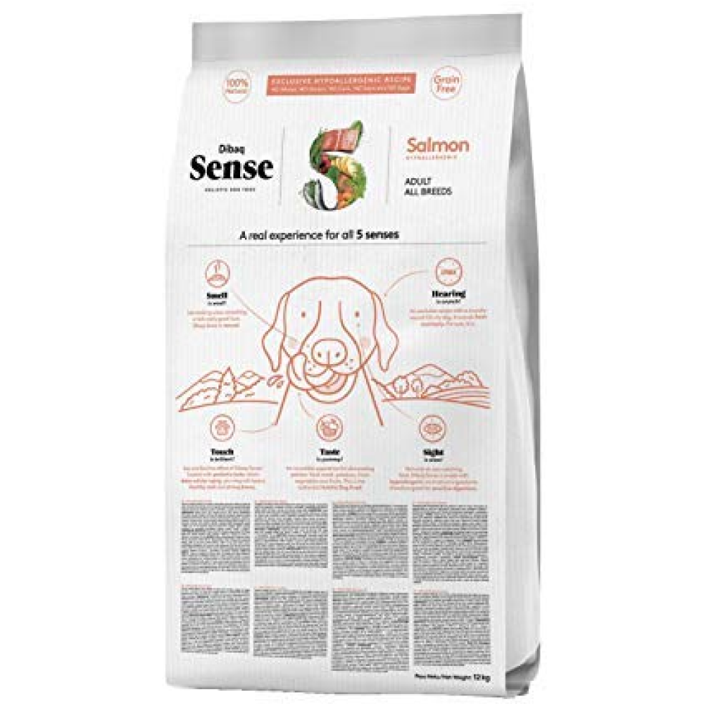 Dibaq Sense Salmon Grain Free Hypoallergenic Adult Dry Dog Food