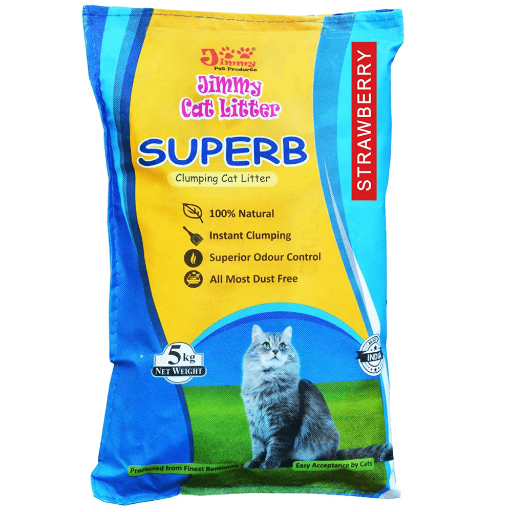 JiMMy Cat Litter Superb Clumping Strawberry Fragrance for Cats