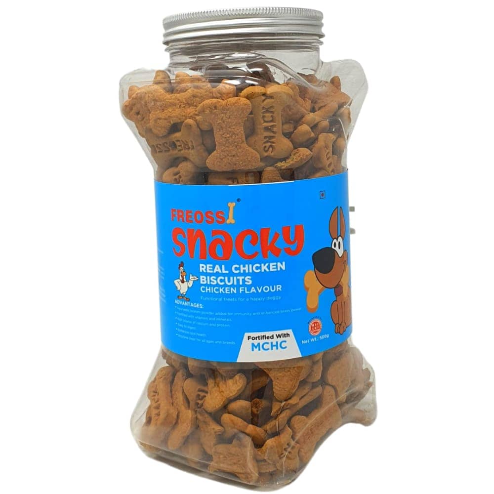 Freossi Snacky Calcium Fortified Chicken Flavour Biscuits for Dogs