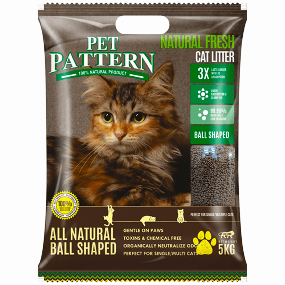 Pet Pattern Ball Shaped Natural Fresh Litter for Cats