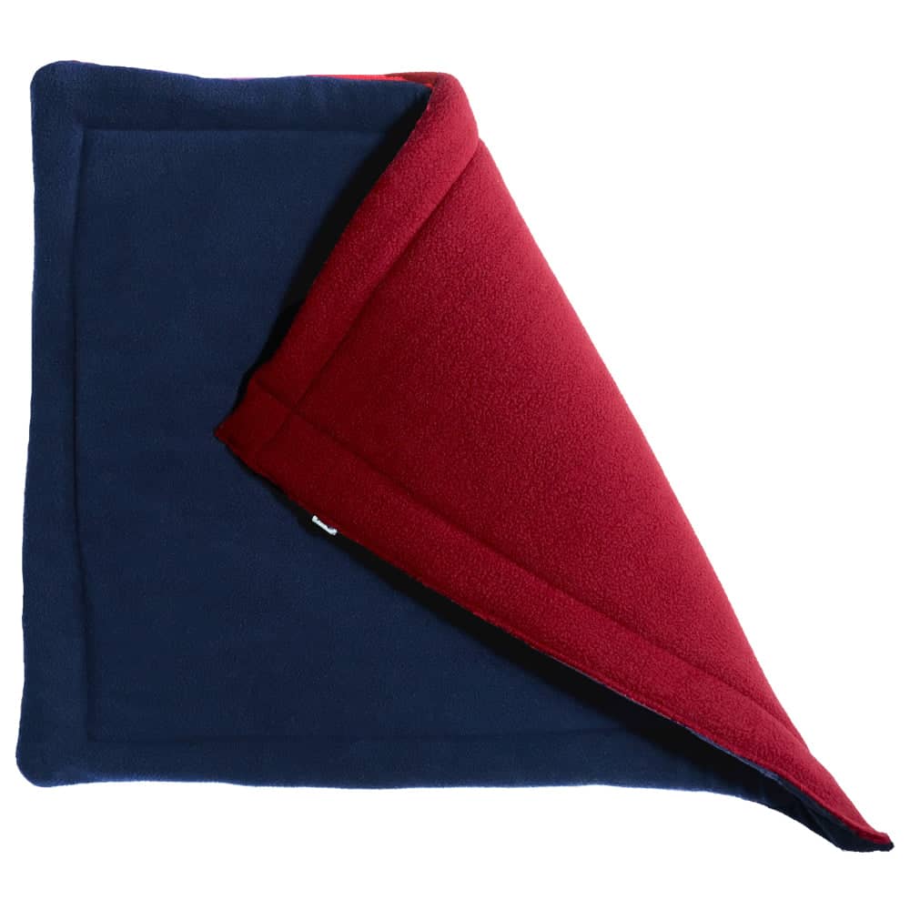 Hriku Catnip Mat for Cats (Maroon-Blue)