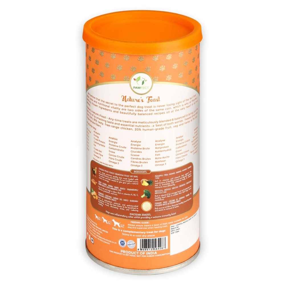 Pawfect Natures Feast Tropical Twist Dog Treats