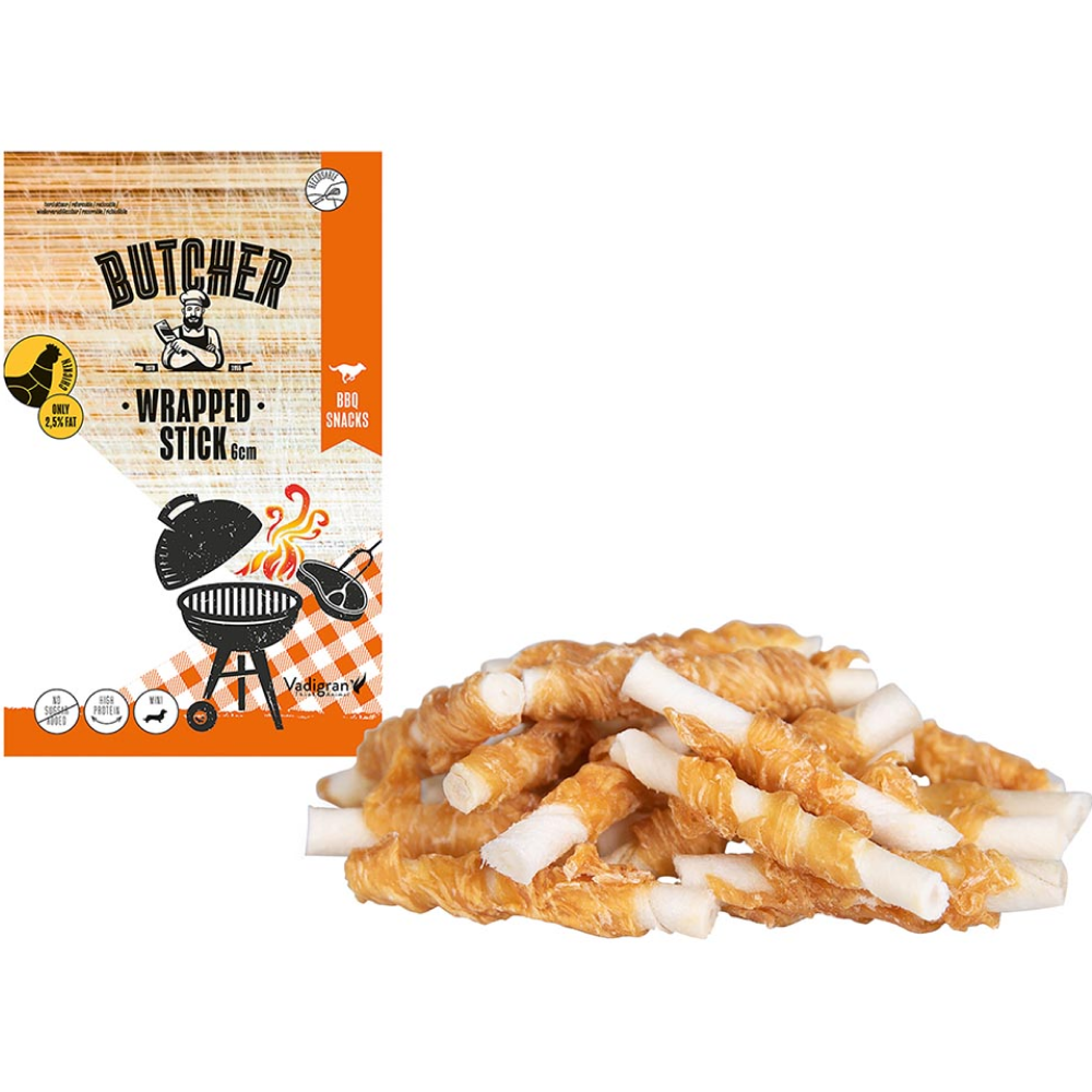 Vadigran Butcher Chicken Wrapped Stick Dog Treats