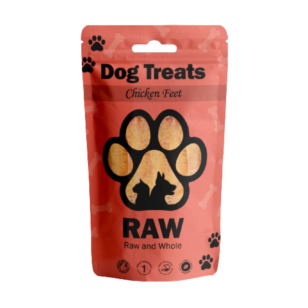 RAW Chicken Feet Dog Treats