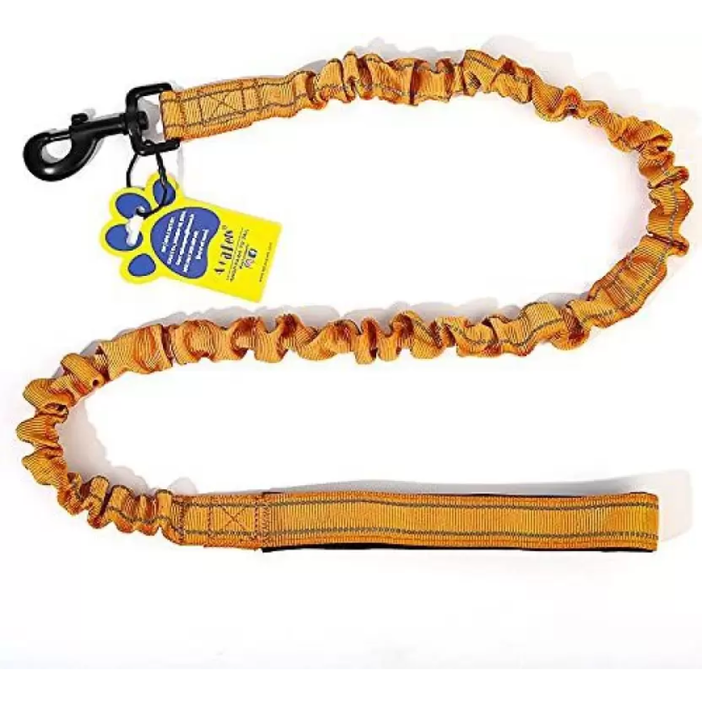 A Plus A Pets Heavy Duty Bungee Leash for Dogs (Brown)