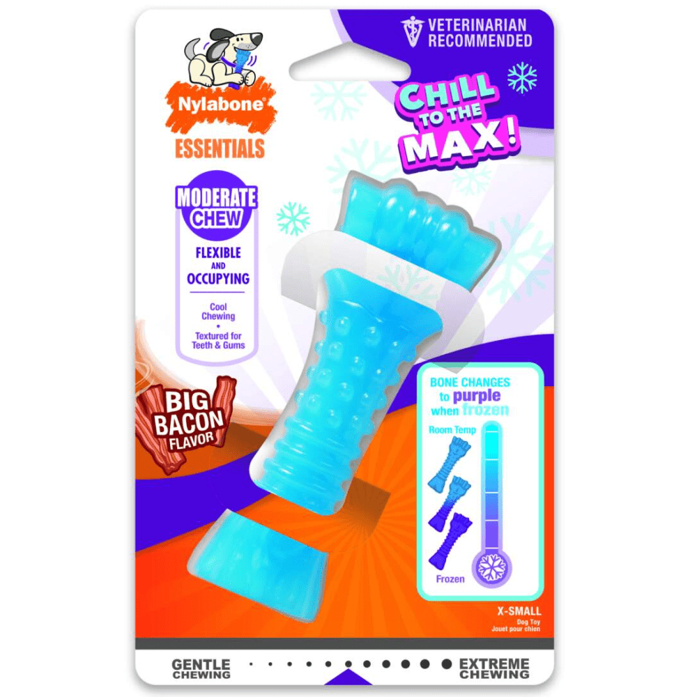 Nylabone Moderate Chew Color Changing Souper - Bacon