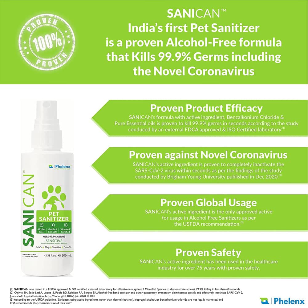 Phelenx Sanican Sensitive Sanitizer for Pets