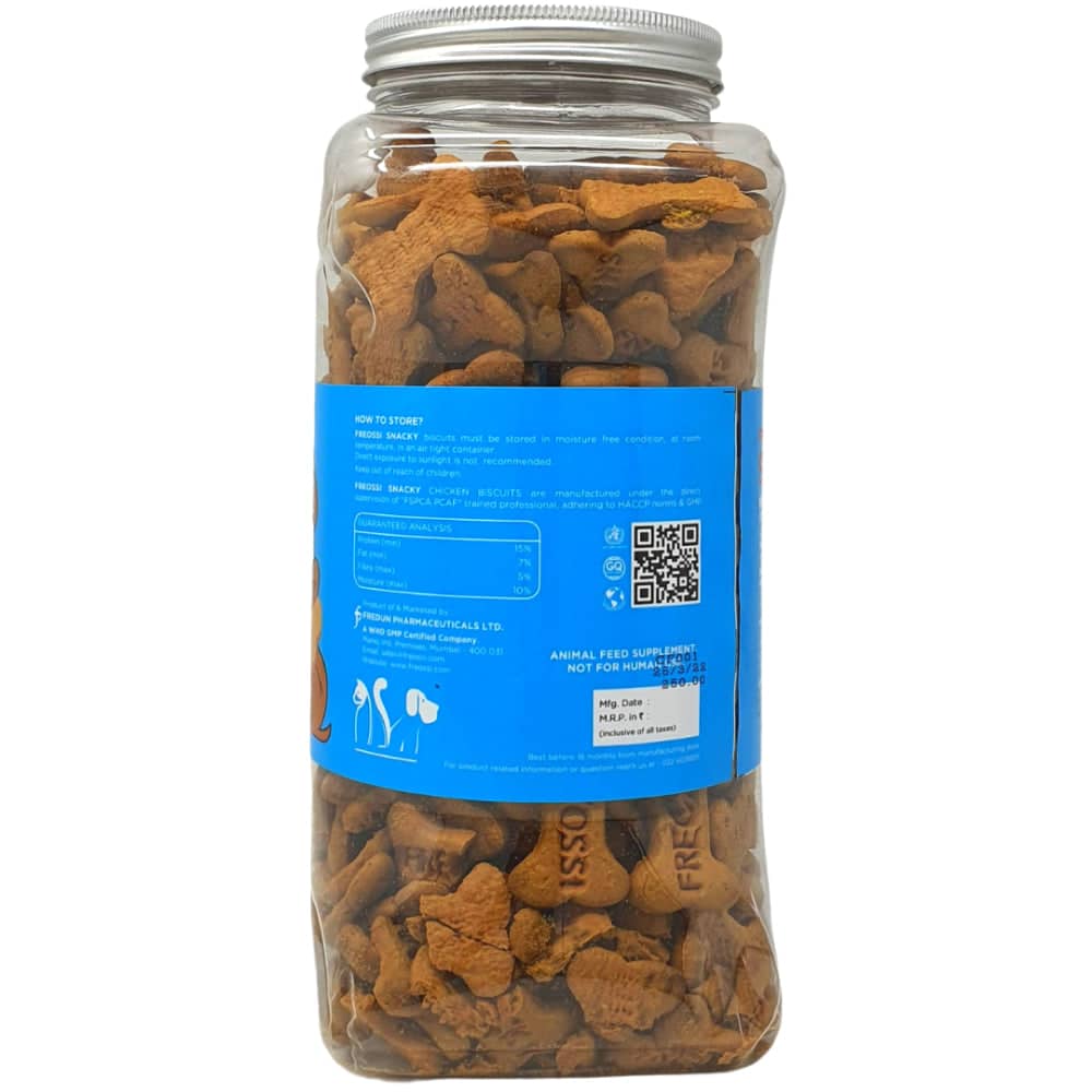 Freossi Snacky Calcium Fortified Chicken Flavour Biscuits for Dogs