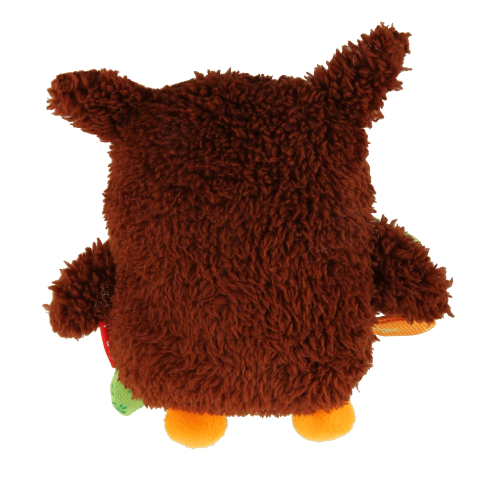 GiGwi Plush Friendz with Squeaker Owl Toy for Dogs