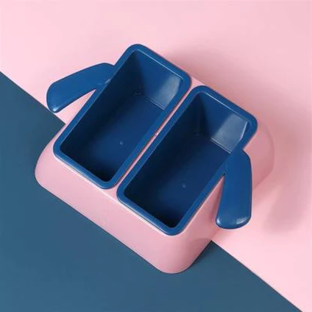 Emily Pets Rubber Base Multifunction Double Bowl For Pets