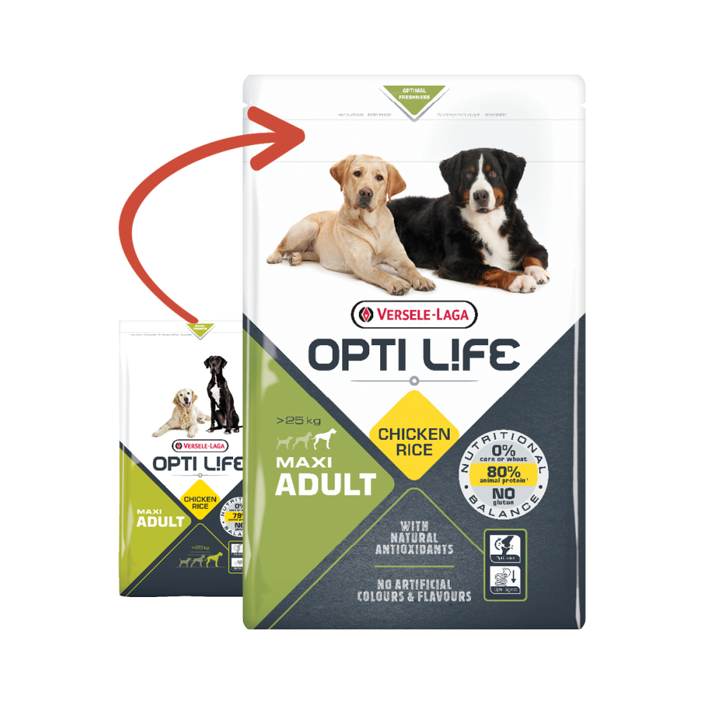 Versele Laga Opti Life Chicken & Rice Maxi Adult Dog Dry Food