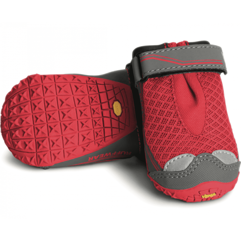 Ruffwear Grip Trex Shoes for Dogs (Red Currant-Set of Two)