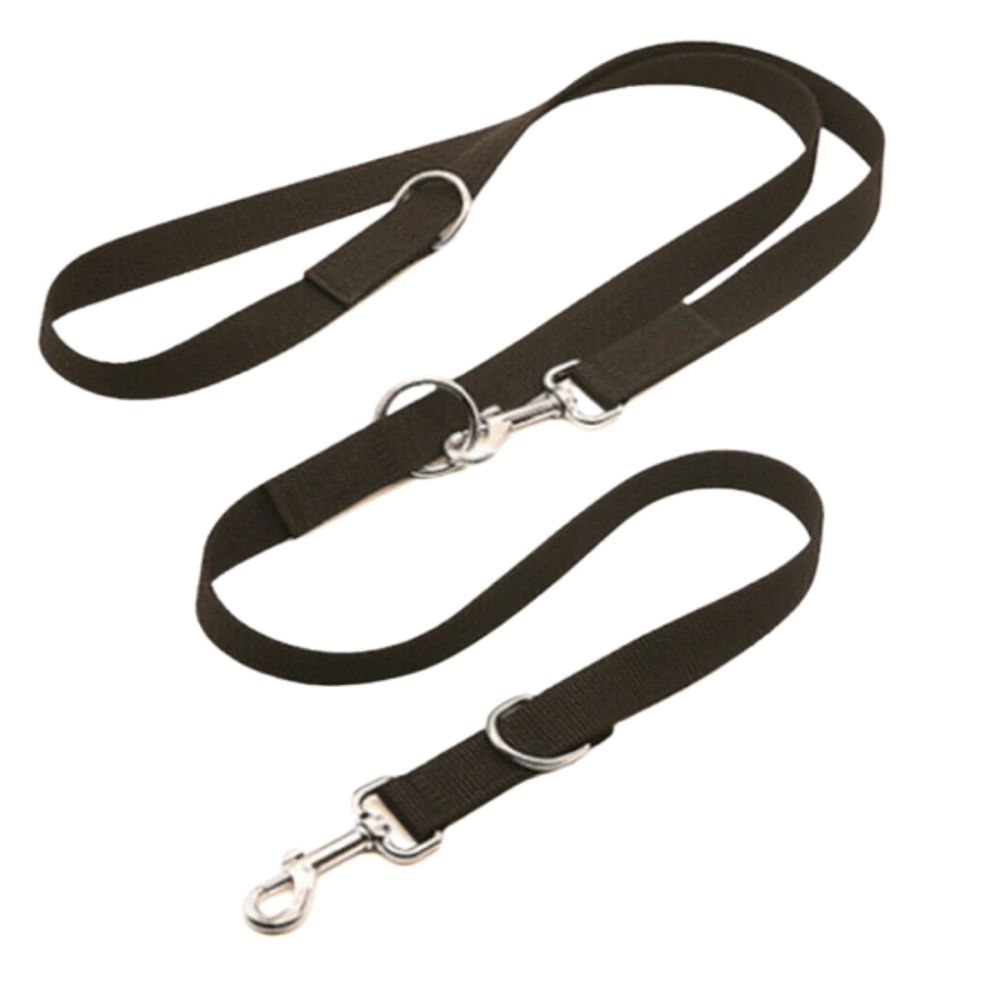Trixie Classic 3 Stage Adjustable Leash for Dogs (Black)