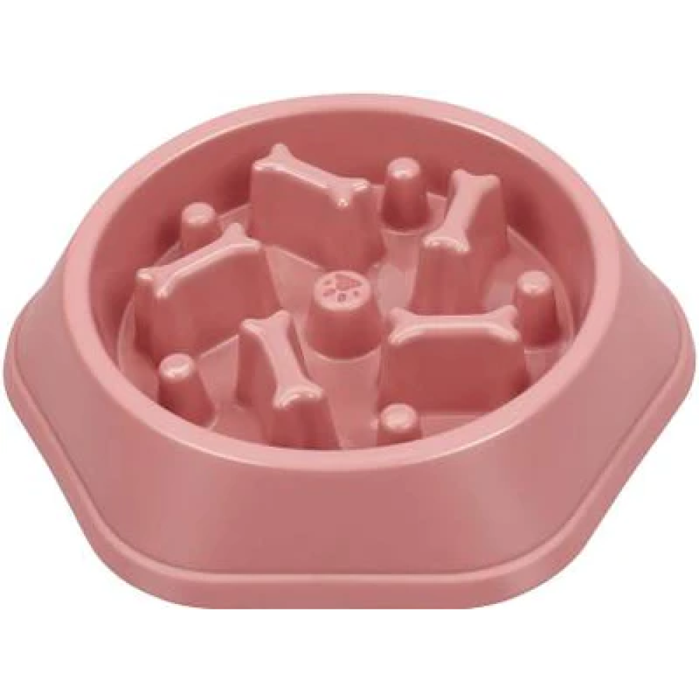 Emily Pets Bone Pattern Interactive Food Bowl for Dogs
