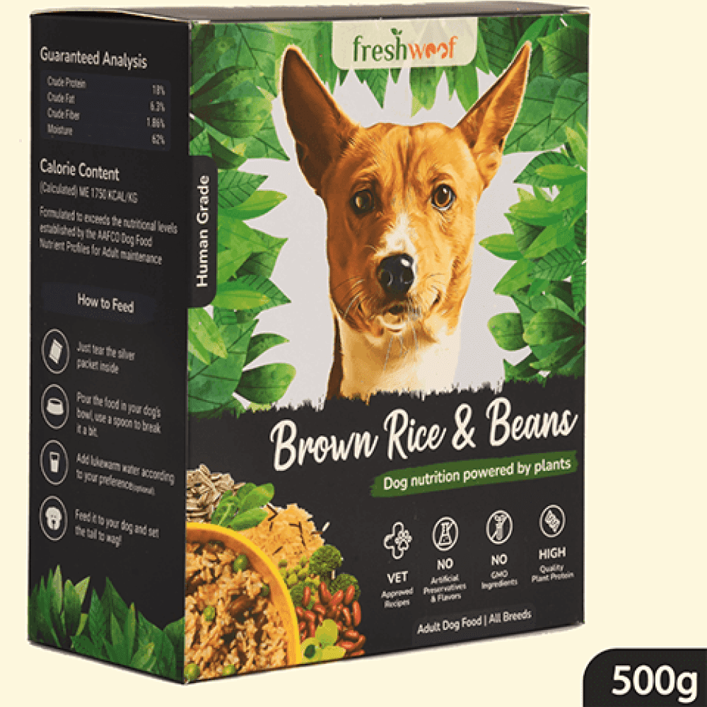Fresh Woof Brown Rice & Beans Dog Wet Food