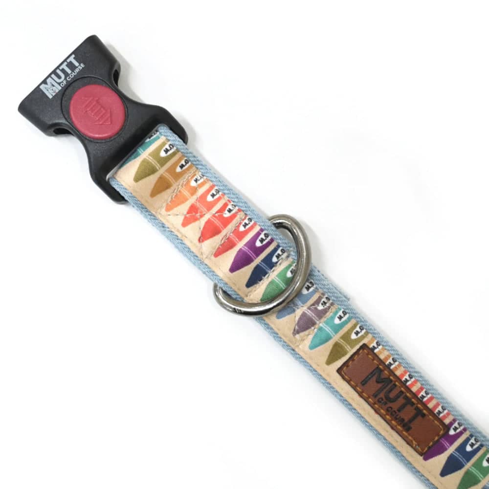Mutt of Course Woofy Colours Martingale Collar for Dogs