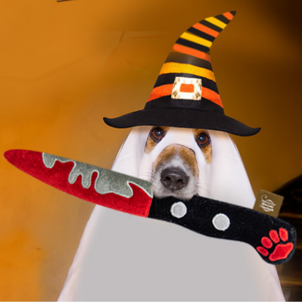 Jazz My Home Spooktacular Knife for Dogs (Hand-Made)