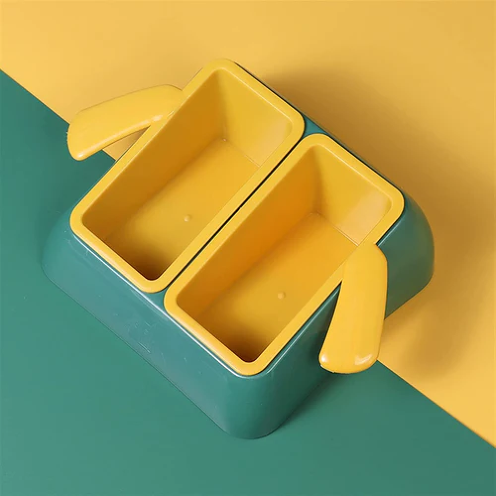 Emily Pets Rubber Base Multifunction Double Bowl For Pets