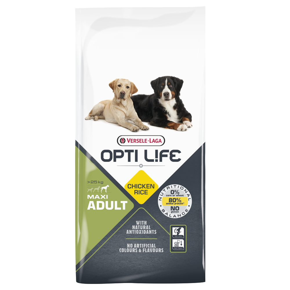 Versele Laga Opti Life Chicken & Rice Maxi Adult Dog Dry Food