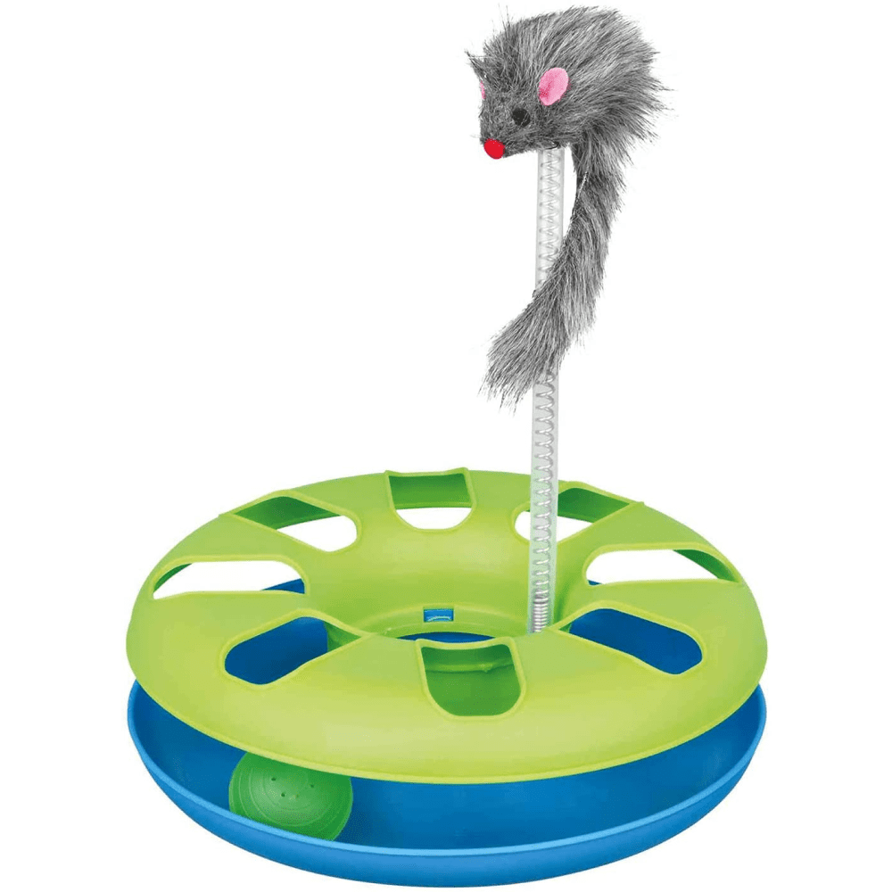 Trixie Crazy Circle with Plush Mouse Toy for Cats