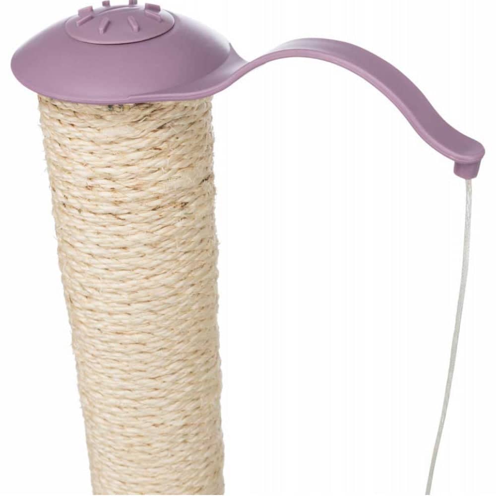 Trixie Junior Scratching Paw with Post Toy for Cats (Light Lilac/Natural)