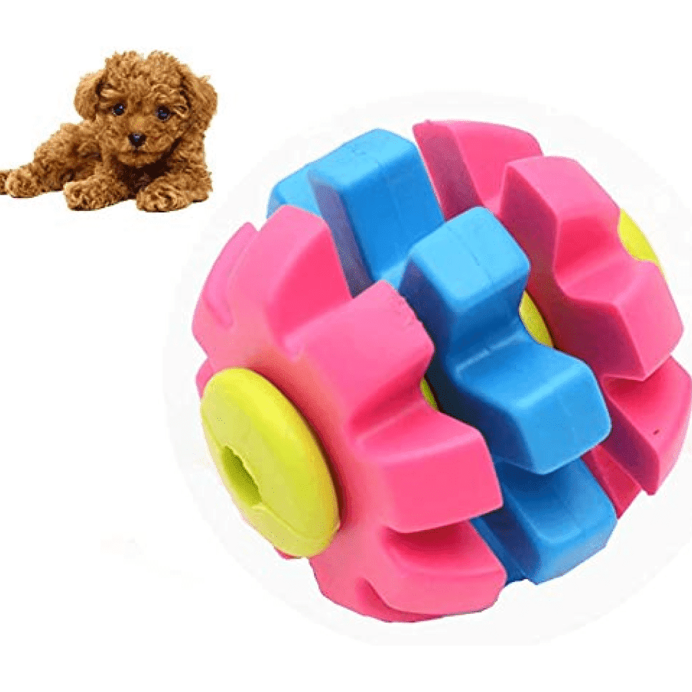 Emily Pets Rubber Ball Chew Toy for Pets (Multicolor)