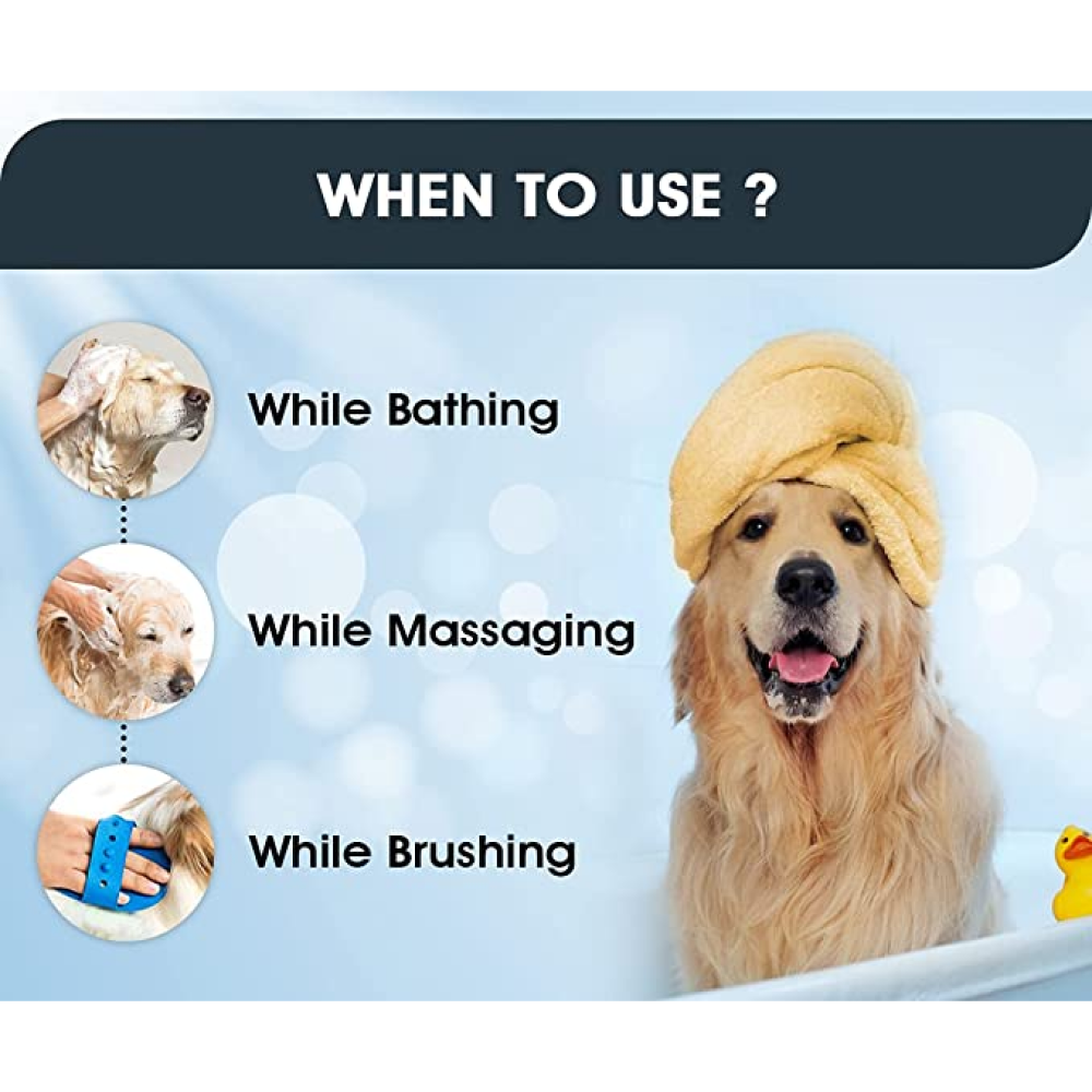 Boltz Bath and Deshedding Brush for Pets (Assorted)