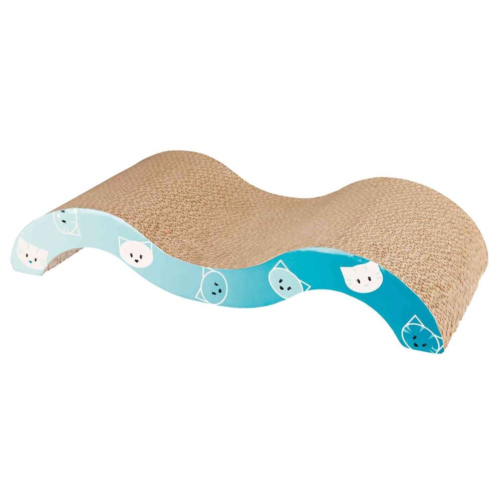 Trixie Mimi Wave Shaped Cardboard Scartch Board for Cats (50x9x23cm)