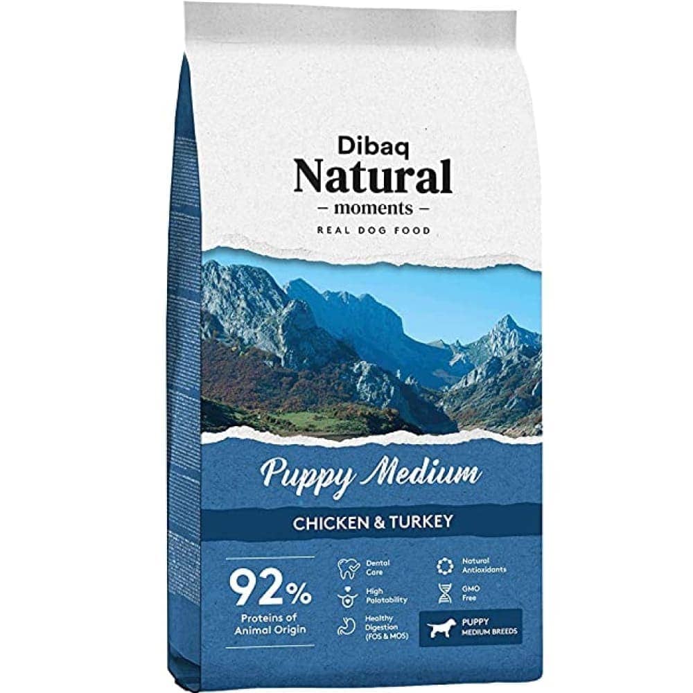 Dibaq Natural Moments Chicken & Turkey Medium Puppy Dry Food