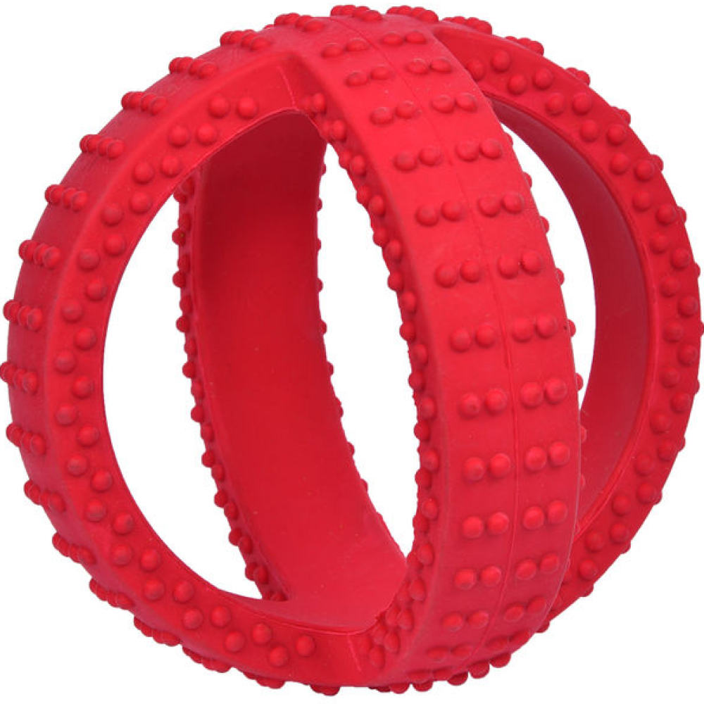 Glenand Rubber Dental Cross Ball for Dogs