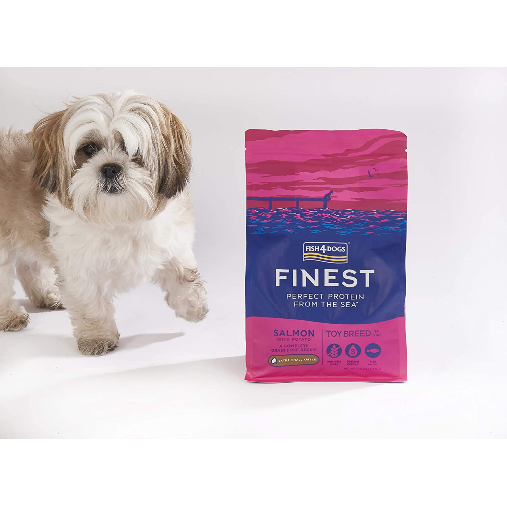 Fish 4 Dogs Finest Salmon Toy Breed Adult Dog Dry Food
