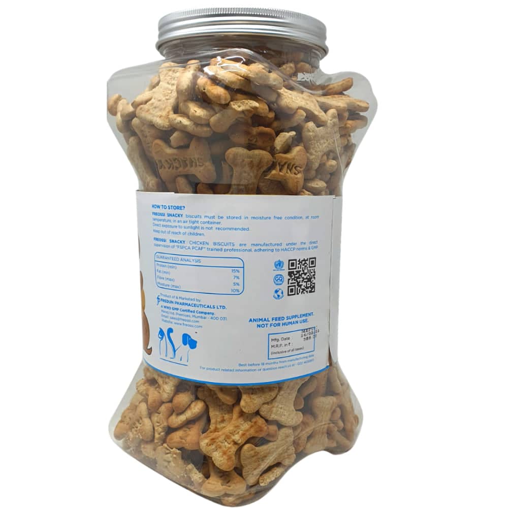 Freossi Snacky Calcium Fortified Milk Flavour Biscuits for Dogs
