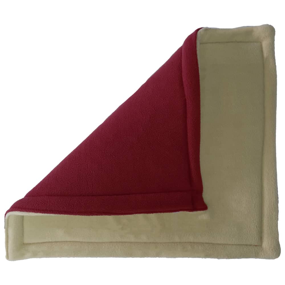Hriku Catnip Mat for Cats (Maroon-Beige)