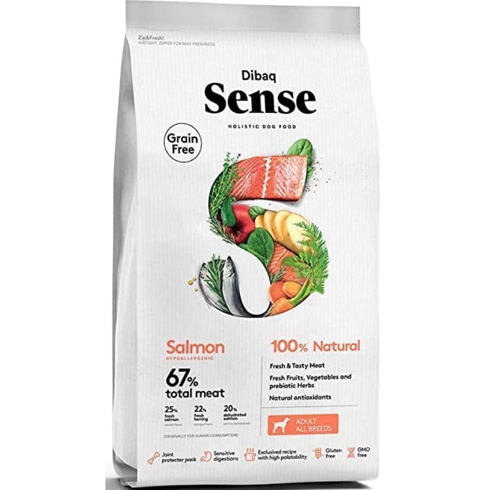 Dibaq Sense Salmon Grain Free Hypoallergenic Adult Dry Dog Food