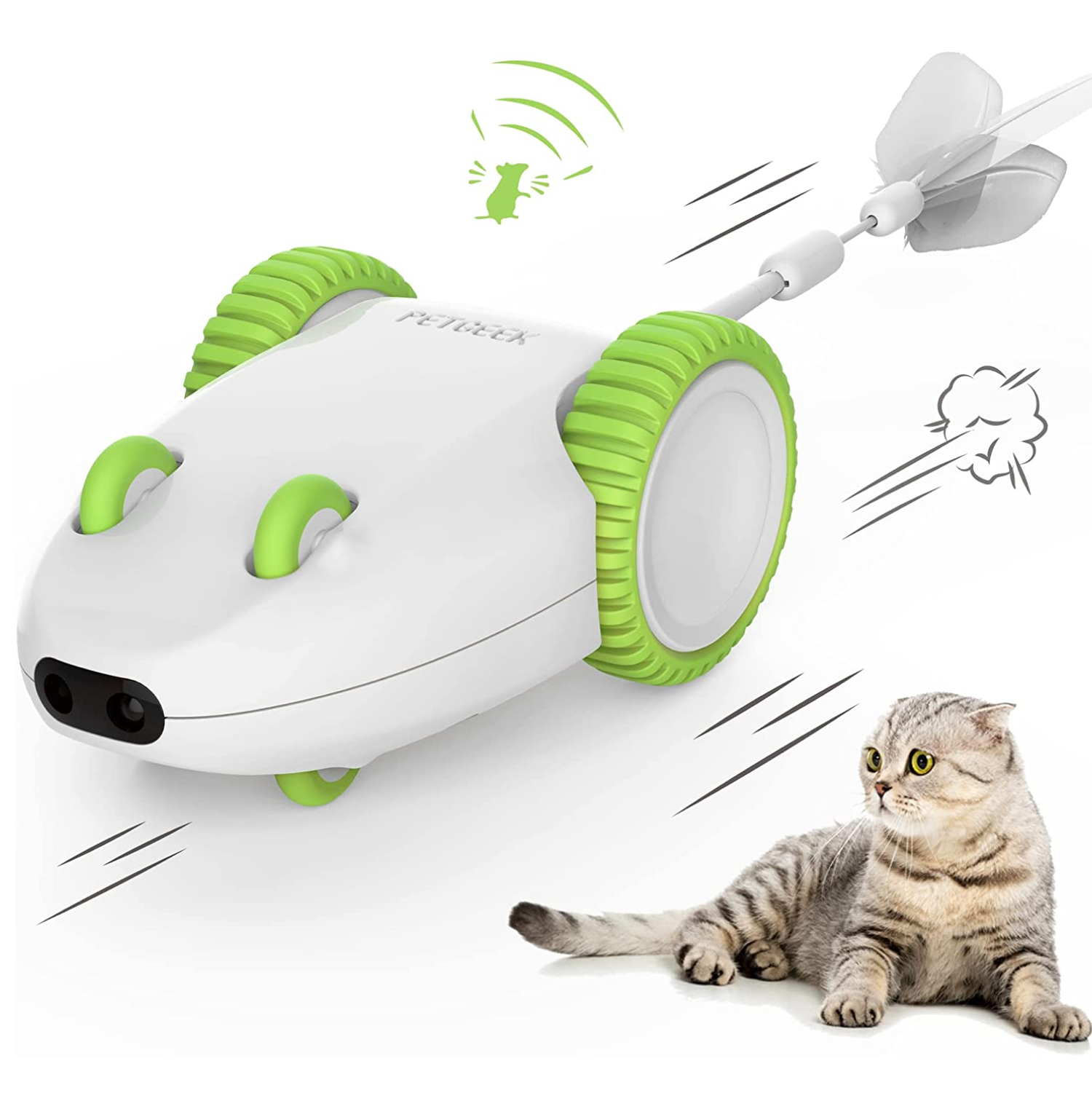 Pet Geek Furious Mouse Toy for Cats
