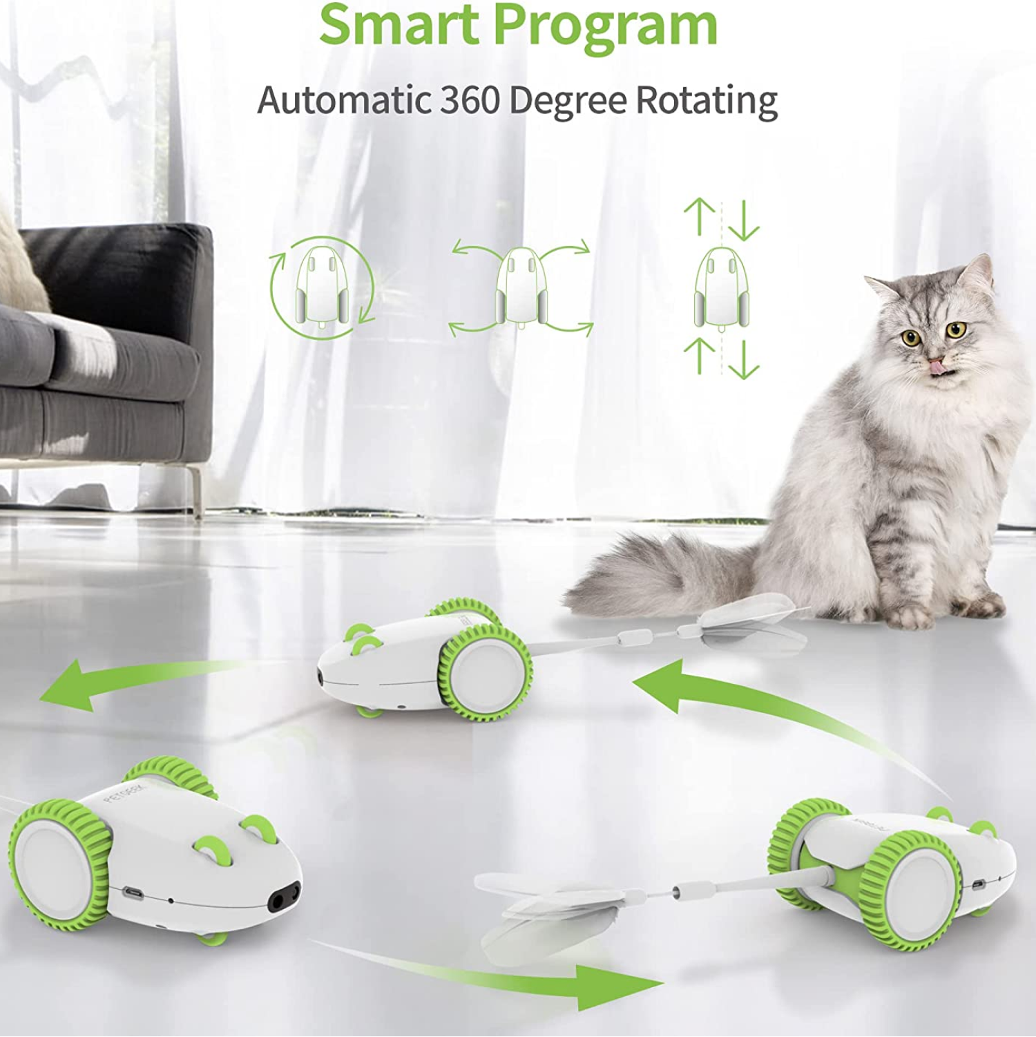 Pet Geek Furious Mouse Toy for Cats
