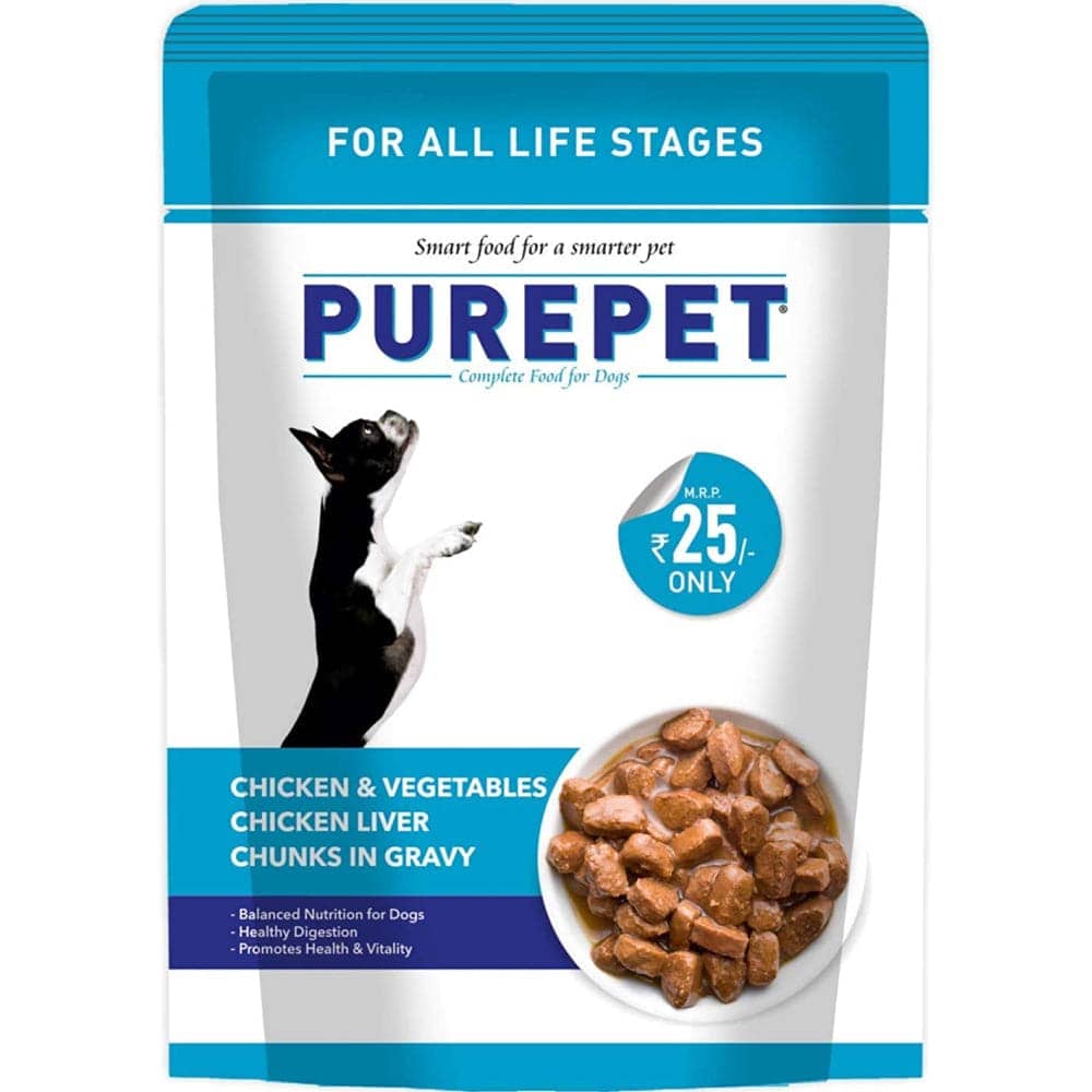 Purepet Chicken & Vegetable Chunks in Gravy Adult Wet Dog Food