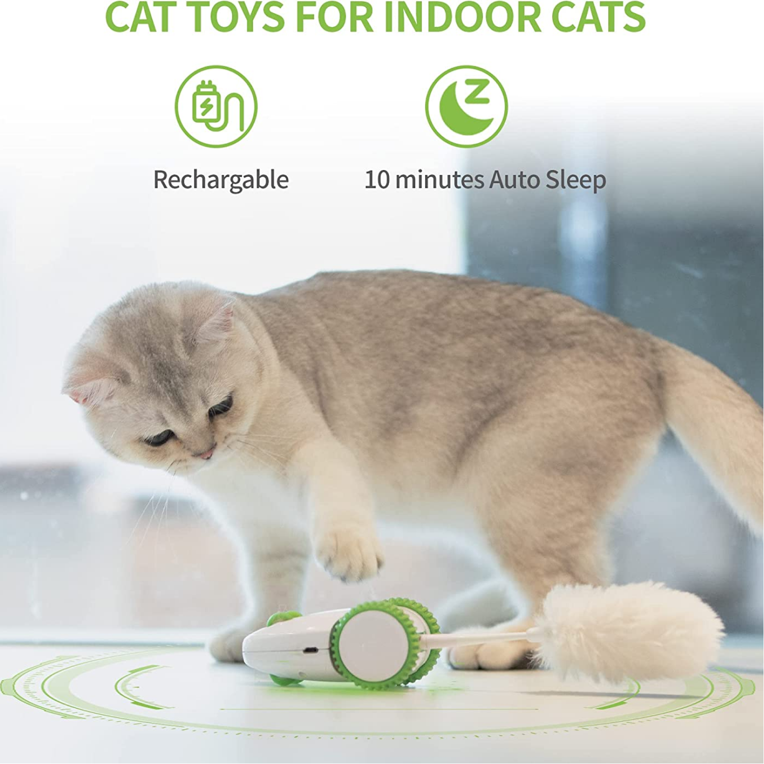 Pet Geek Furious Mouse Toy for Cats