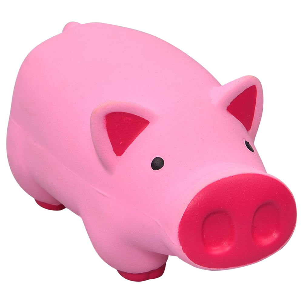 Glenand Active Latex Stuffed Grunter Cuty Pig Toy for Dogs