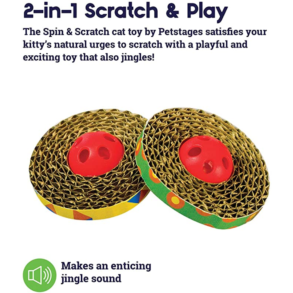 Outward Hound Spin & Scratch Cat Toy