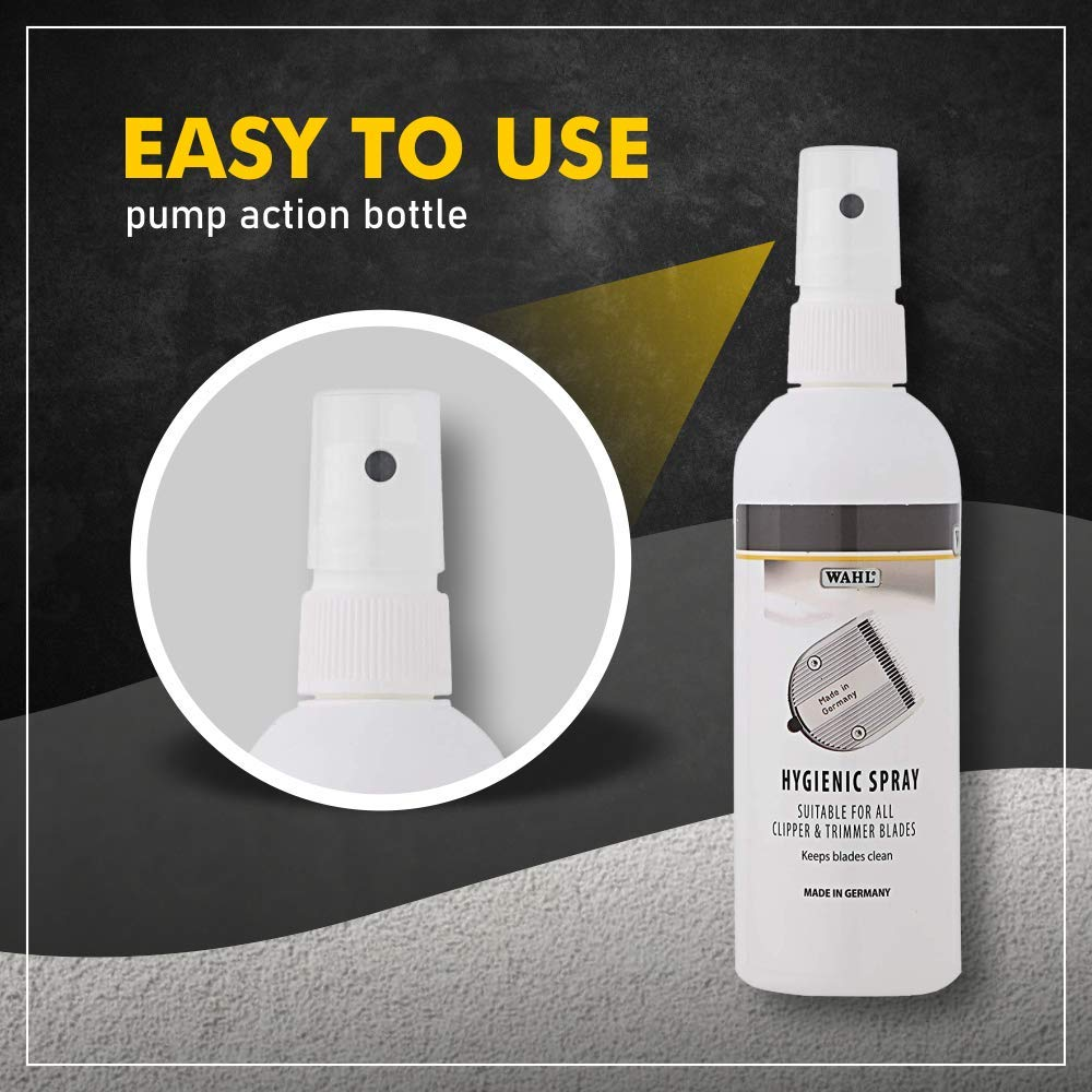 Wahl Hygienic Spray For All Clipper & Trimmer Blades for Dogs