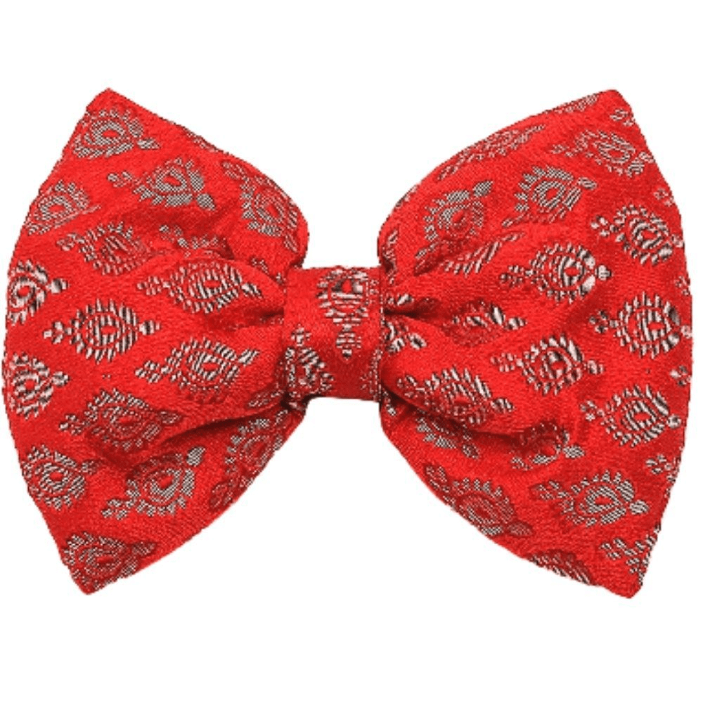 Mutt of Course Festive Red Bow For Dogs