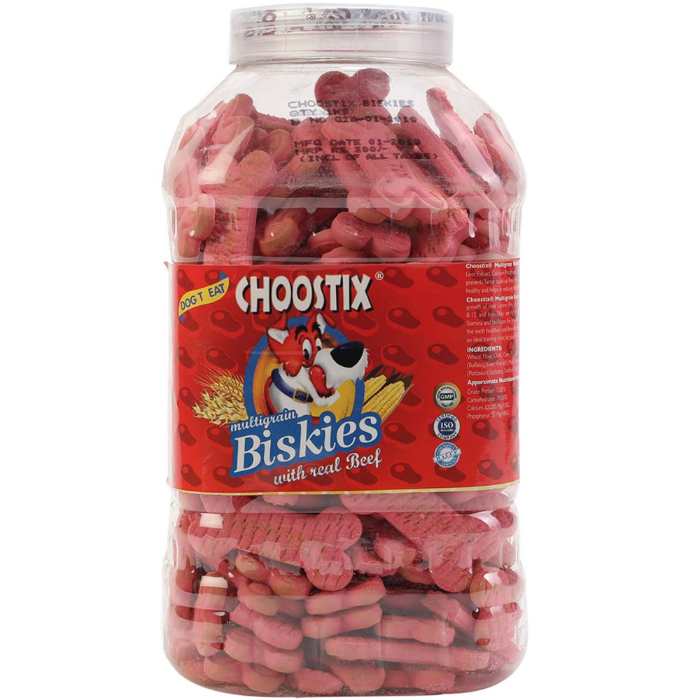 Choostix Biskies Real Buffalo Beef Dog Treat