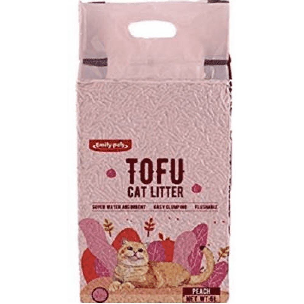 Emily Pets Tofu Cat Litter (Peach)